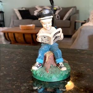 Young rider figurine